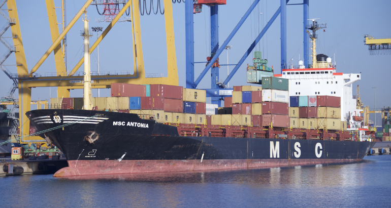 MSC vessel loses 46 containers overboard