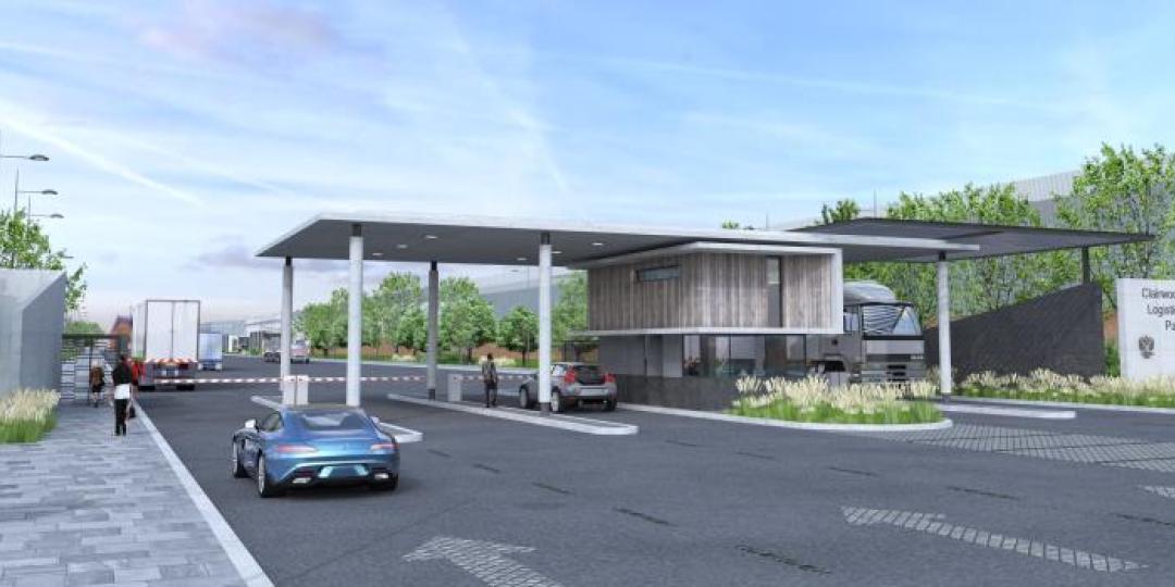 An artist’s impression of the Clairwood Logistics Park.