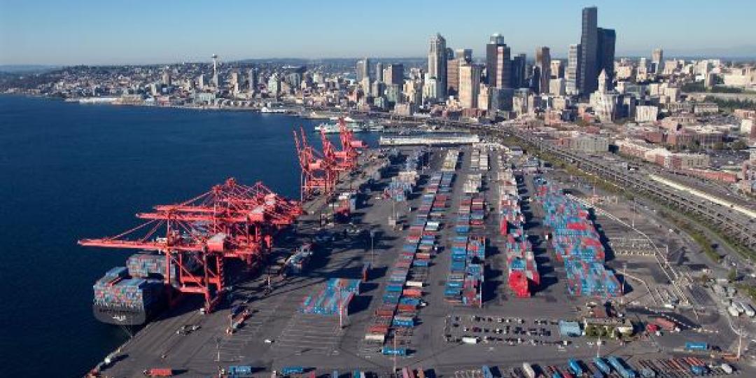 The port of Seattle. 