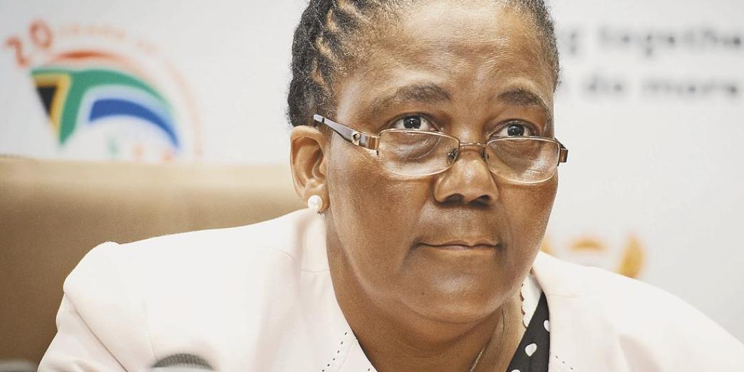 Minister of Transport, Dipuo Peters.