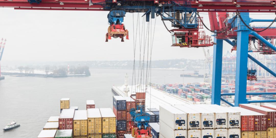 The HHLA Container Terminal Burchardkai (CTB) at the Port of Hamburg.