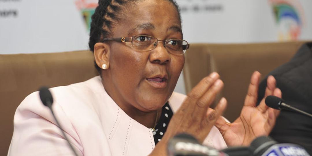 Minister of Transport, Dipuo Peters.