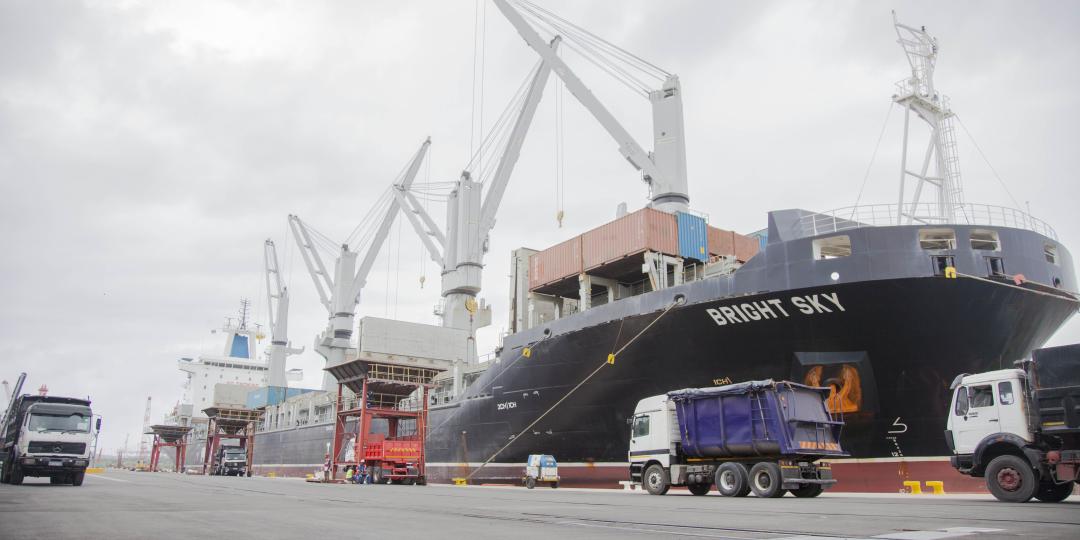 The Port of Durban’s Maydon Wharf Precinct serviced Bright Sky, the first vessel to use the common-user berth 14, on Friday.