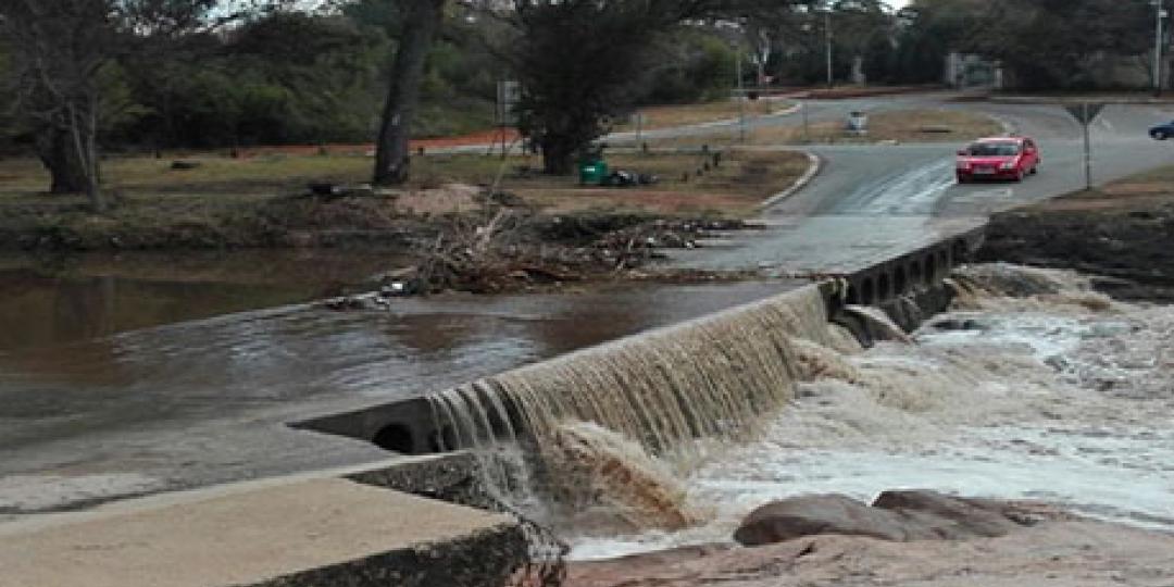 The Belgrave Bridge … about R3.5 million will be spent on installing boom gates to safeguard road users during floods.