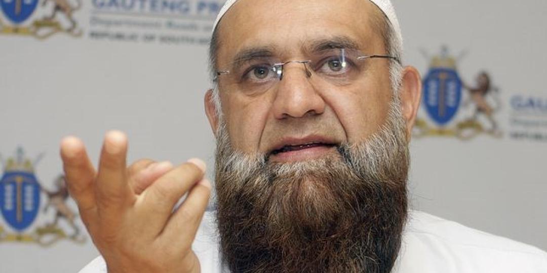 Gauteng MEC for roads and transport, Ismail Vadi.