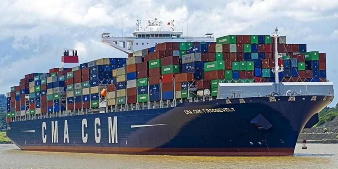 The CMA CGM Theodore Roosevelt.