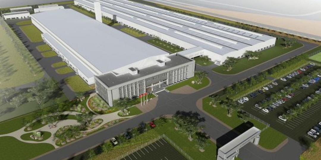 An artist’s impression of the new BAIC vehicle assembly plant in SA.