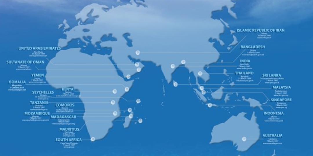 A map of the Iora member states.