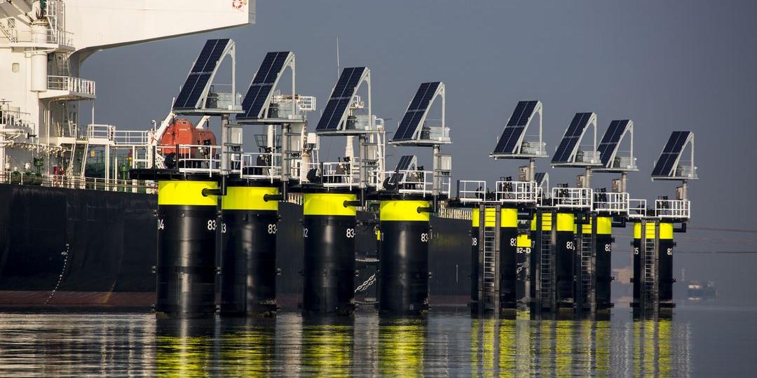 Solar power at the Port of Rotterdam.