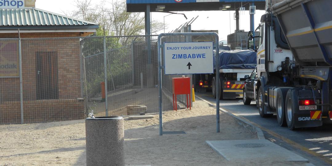 The Beitbridge border post. 