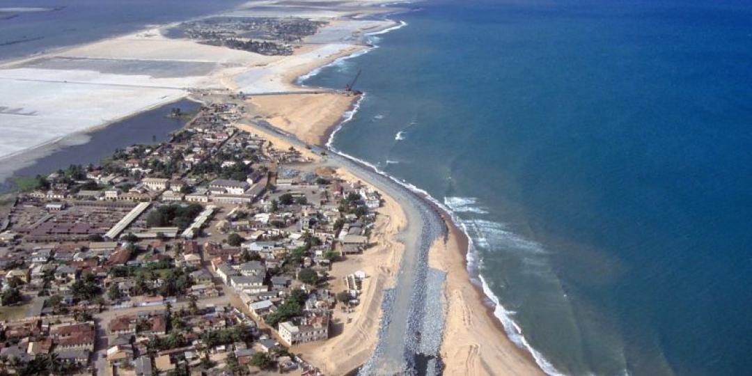 An aerial view of Keta.