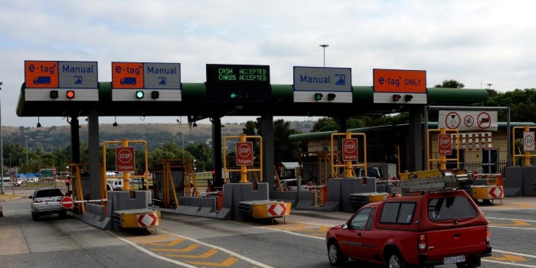 A toll gate on the busy N4 highway.