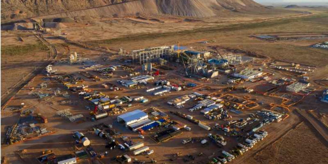 An aerial view of the new Gamsberg mine.