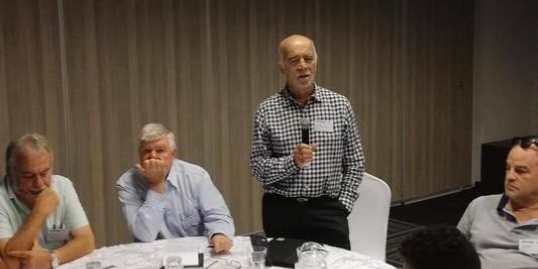 David Watts, of the SA Association of Freight Forwarders, speaks at the Transport Forum, hosted by Transnet Port Terminals, on Thursday. 