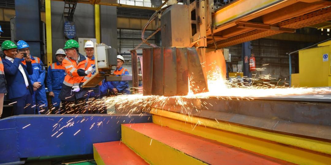 Construction was kick-started by an official steel cutting ceremony in Mangalia, Romania last week.