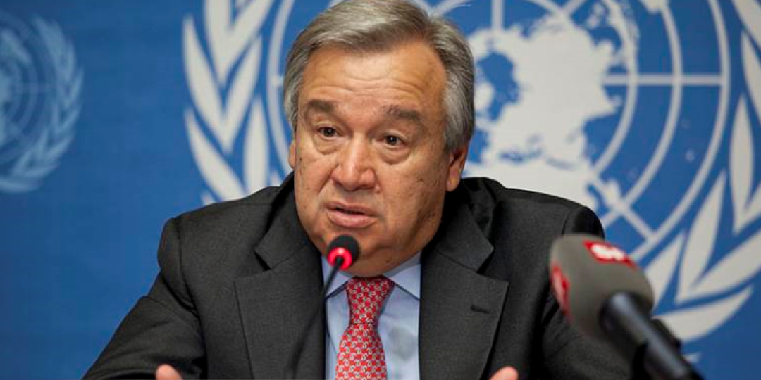 UN Secretary General, Antonio Guterres