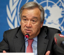 UN Secretary General, Antonio Guterres